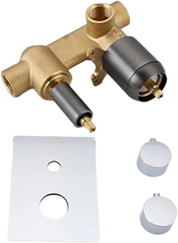 Brass concealed thermostatic - concealed,