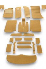 Carpet set carpet rubber heel