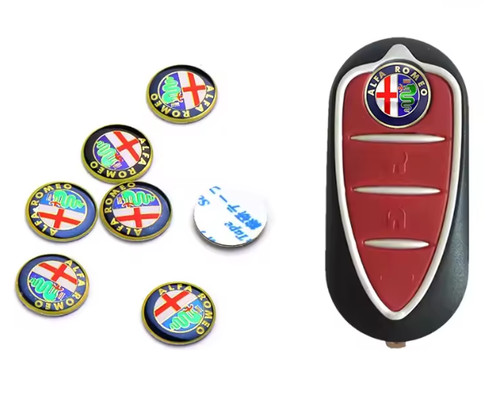 Remote key fob - 2x, badge