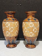 PAIR- Antique Mantel Vases -