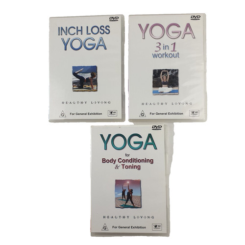 Yoga dvd bundle see - 3,,