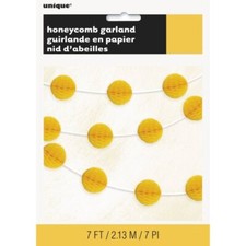 Mini Honeycomb Garland 7ft