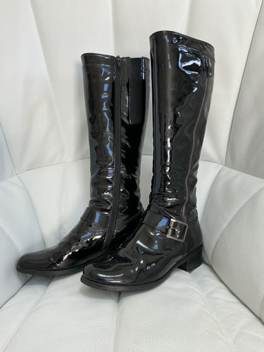 Gabor black patent - gabor, leather