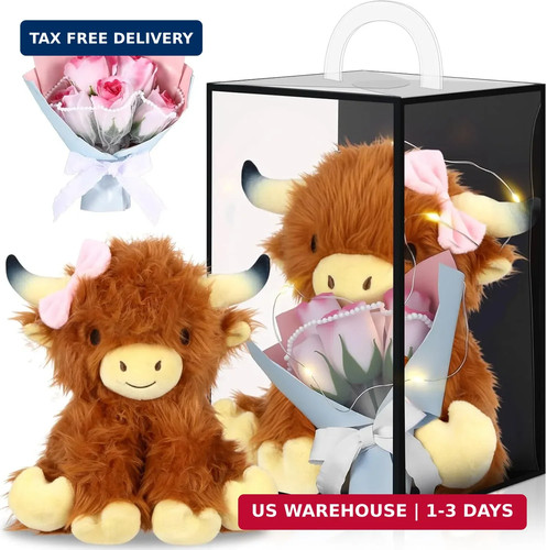 Highland cow plush animal - highland,