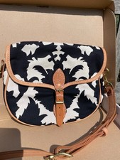 Yuketen shoulder shell bag satchel B&W Liberty style floral pattern goth boho