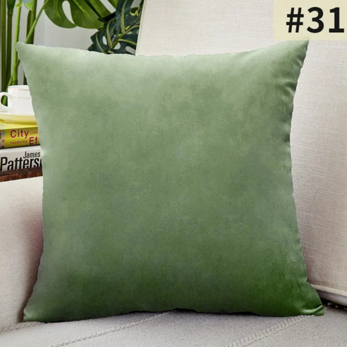 Plush velvet cushion cover - velvet,