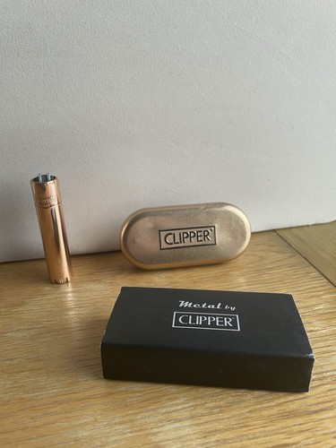 Metal clipper rose gold - gold, with