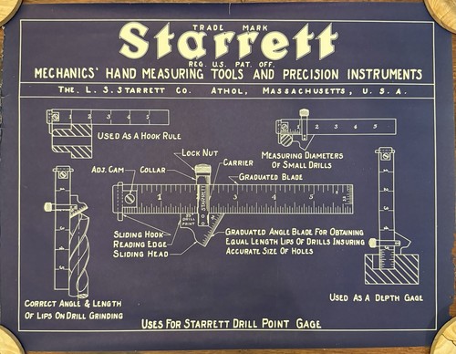 Vintage starrett precision - starrett,