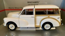 Morris Minor Traveller 1960 By Minichamps 1/18 DieCast, Rare Model, Boxed, Mint