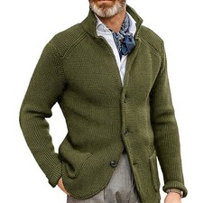 Men Outwear Stand Collar