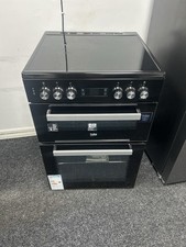 Kenwood 60cm Electric Cooker – KDC606B22, Ceramic Hob, Double Oven, Black