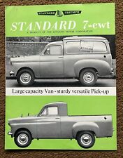Standard Van 7 Pick Up Brochure Genuine Service Workshop Manual Tourer Saloon