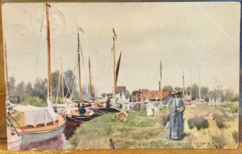 Art postcard below - art,