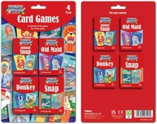 Pack 4 Classic Card Games Kids