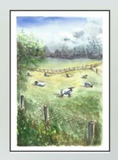 Watercolour Irish Scenery Painting Limited Edition Print from Original by ili