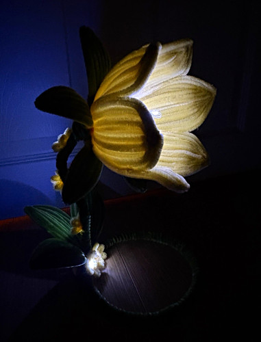 Flower table lamp - flower,