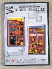 WWE Tagged Classics In Your House 13 & 16 DVD (2 Disc Set) WWF RARE