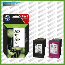 HP 302 Original Black / Colour Ink Cartridges - For OfficeJet  3830/4650 