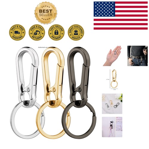 Durable piece alloy keyring - 3-piece,