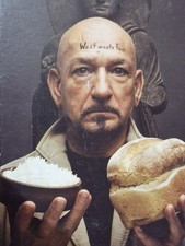 Sir Ben Kingsley With Standing Buddha, My Ashmolean Museum Vintage Postcard