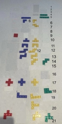 Blokus board game spare pieces - board,