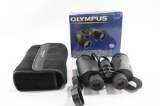 Vintage Olympus 8x42 EXPS I Rubber-Coated Binoculars Working w/ Original Case