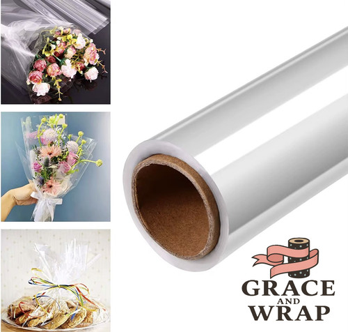 Cellophane florist wrap - cellophane, rolls