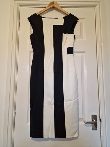 Womens black white occasion - black,