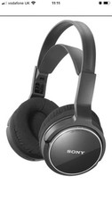 SONY WIRELESS HEADPHONES MDR-RF810R WITH SENDER UNIT AND POWER SUPPLY