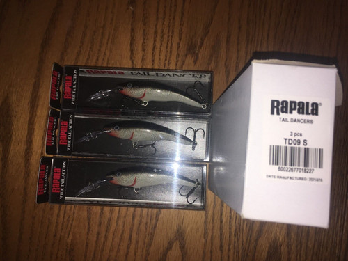 Rapala tail dancer lot of - tail, 09's=lot
