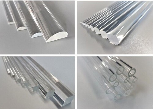 Plastic acrylic bar - plastic, clear