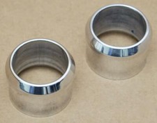 Harley White Brothers Exhaust Muffler Endcaps 2 1/4"