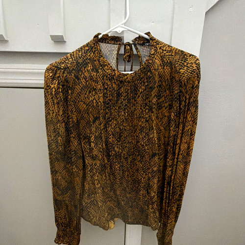 Zara brown black - zara, snakeskin