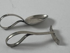 Vintage EPNS Child’s Spoon & Pusher Set – HWS Mark, Made in England, Loop Handle