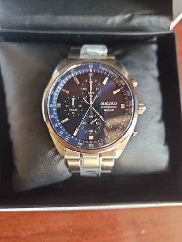 Seiko blue men watch - seiko,