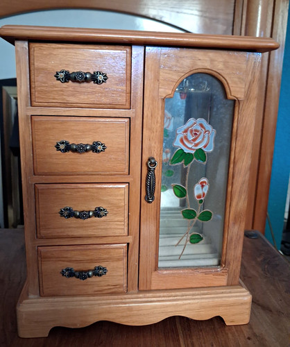 Vintage wooden wardrobe - wooden,