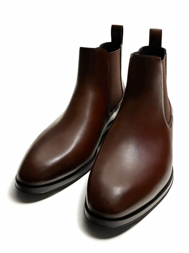 Zara men brown leather - zara, men's