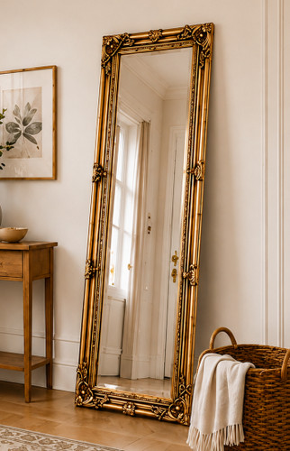 Tall antique gold full - full, length