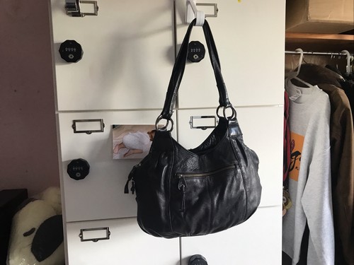 Clarks black leather slouchy - clarks,