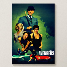 The Avengers TV Retro Poster