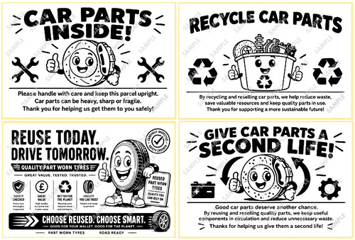 Car parts tyre recycling - parts, &