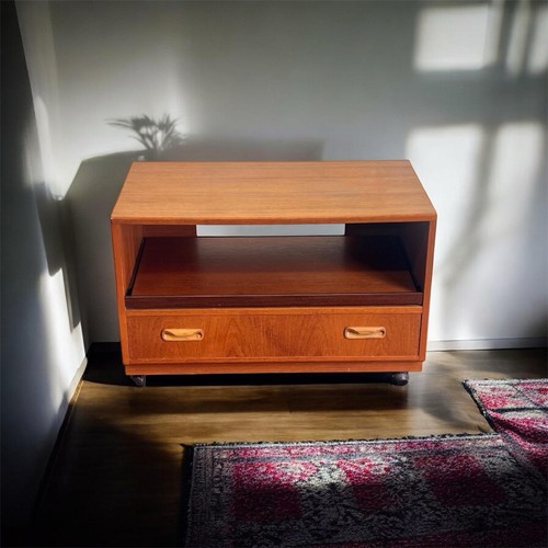 Plan vintage teak stand - g,