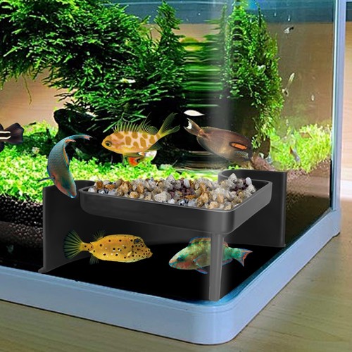 Aquarium cave hole - 2-hole, corner