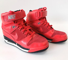 Nike Air Revolution Sky Hi Action Red Hidden Wedge Women's Sneaker UK 5.5