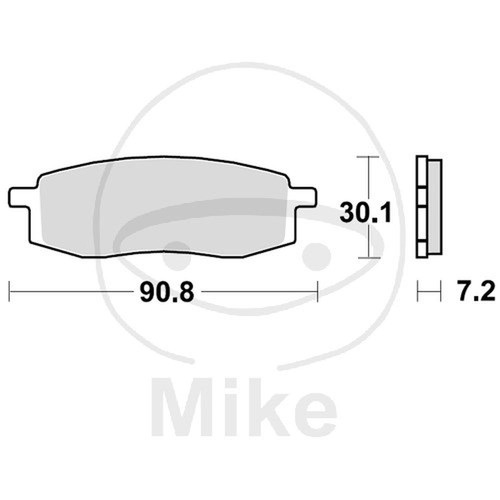 Trw lucas standard brake pads - standard,