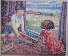 Chad Valley for GWR Model Railway Wooden Jigsaw (COMPLETE - NO BOX)