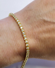 Tennis Bracelet Diamond 18ct Gold Natural Diamonds 2 Carats RRP £ 4,300