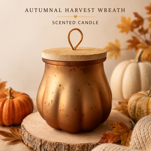 Sand fog harvest wreath - sand,