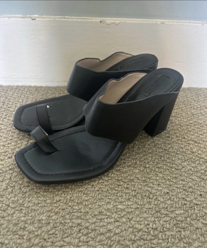Topshop block heel black - block,