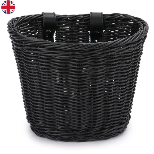 Hand woven bicycle basket - hand,